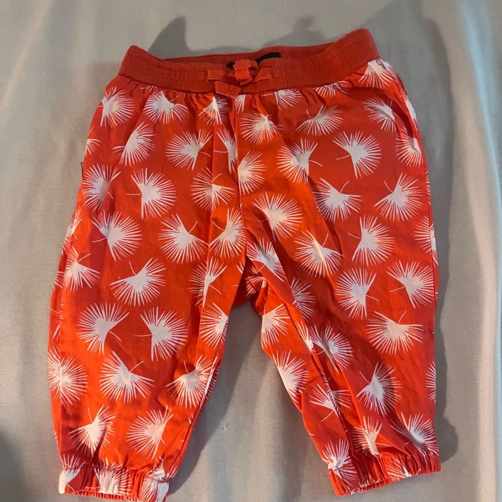 GAP Baby Red and White Patterned Shorts